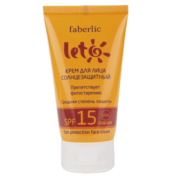 Крем для лица солнцезащитный SPF 15 серии LETO Крем для лица солнцезащитный SPF 15 серии LETO