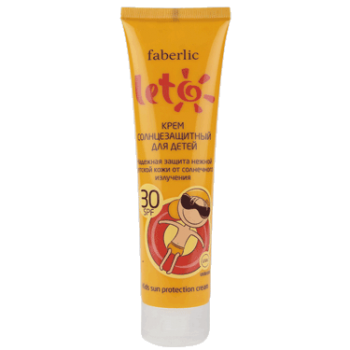 Крем сонцезащитный для детей SPF 30 серии LETO Крем сонцезащитный для детей SPF 30 серии LETO