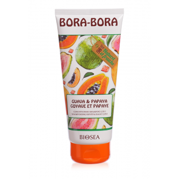 Шампунь-кондиціонер 2 в 1 «Гуава і папайя» BIOSEA Bora Bora Faberlic (Фаберлік) серія  BIOSEA Bora Bora
