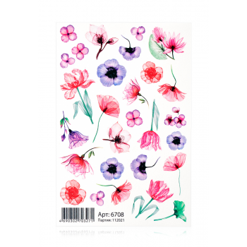 Переводные татуировки Danse des Fleurs Faberlic (Фаберлик) серия  Jardin de Giverny