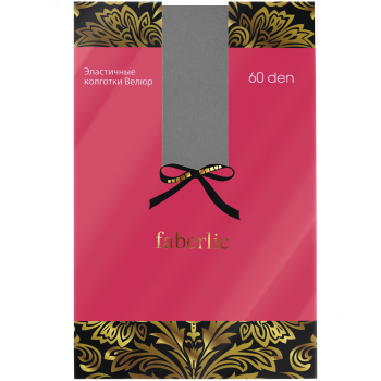 Цветные колготки цвет Серый меланж Faberlic (Фаберлик) 