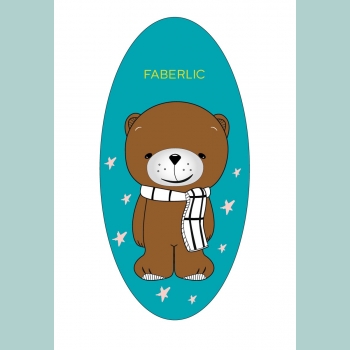Наклейка светоотражающая Super Teddy Наклейка светоотражающая Super Teddy