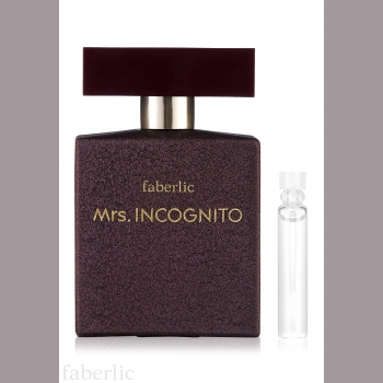Пробник парфюмерной воды для женщин Mrs. Incognito Faberlic (Фаберлик) 
