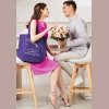 Сумка-шопер Lovely Moments, цвет фиолетовый Faberlic (Фаберлик) серия  Lovely Moments