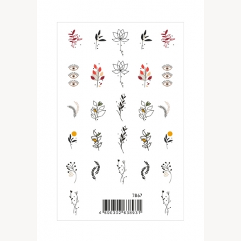 Переводные наклейки для дизайна ногтей «Наслаждаясь природой» Faberlic (Фаберлик) 